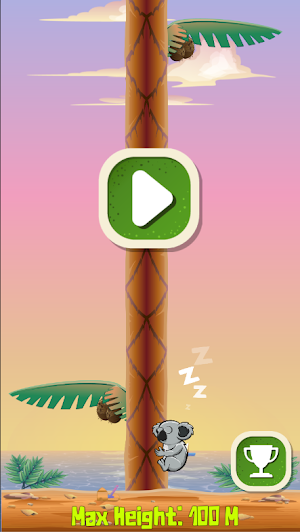 Koala Climber simple cute game Screenshot 0