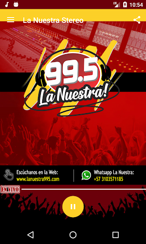 La Nuestra Stereo 99.5 Screenshot 1