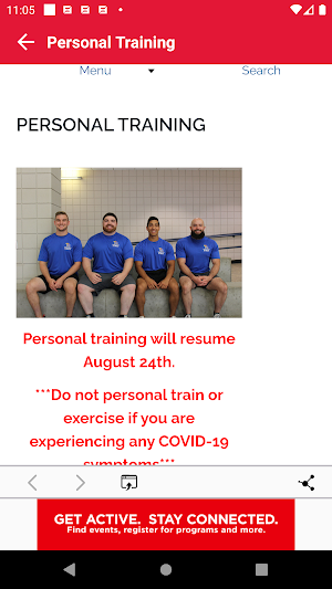 KU Recreation Services 2.0 Screenshot 1