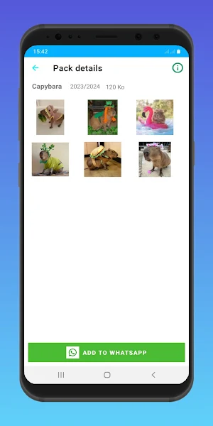 Capybara Stickers Screenshot 3