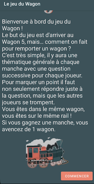 Le jeu du Wagon Screenshot 1