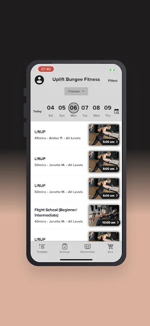 Uplift Bungee Fitness Screenshot 3