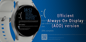 Windows BSOD Theme Watch Face Screenshot 1