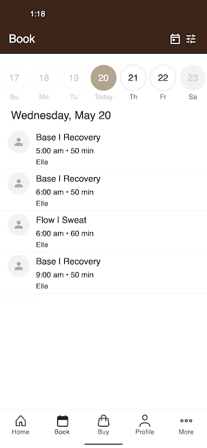 Sweat lab Studio Reformer Screenshot 1