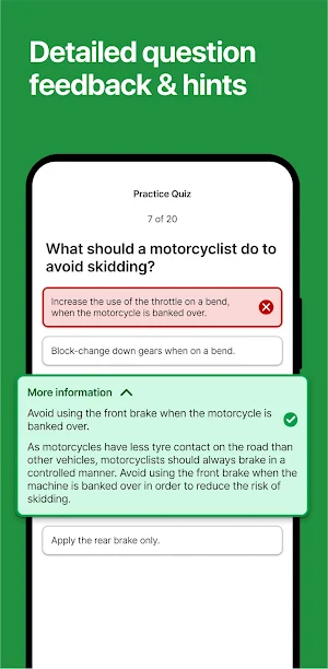 DTT Motorbike Theory Test 2025 Screenshot 3