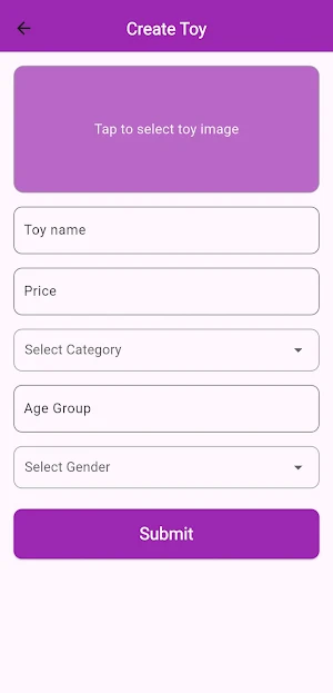 Toys Exchange App Screenshot 2