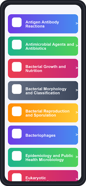 Microbiology MCQ Quiz offline Screenshot 0
