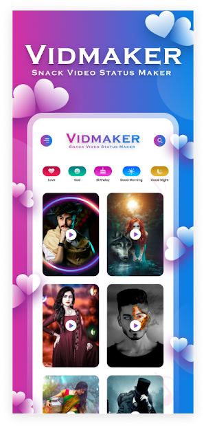 VID Maker Snack Video Maker Screenshot 1