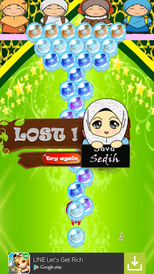 Hijab Bubble Game Screenshot 2