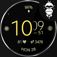 Battery v5 minimal watch face