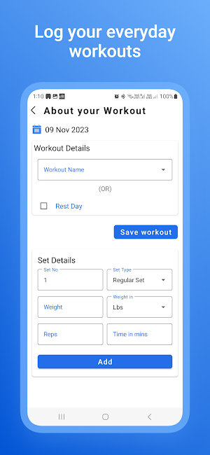 Fitness Buddy Screenshot 1