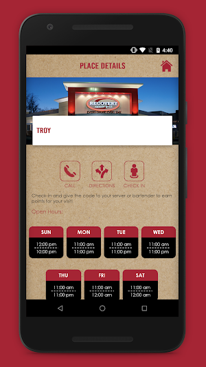 Recovery Sports Grill Rewards Screenshot 3