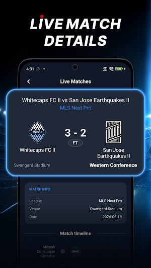 SportzFy TV : Live Football TV Screenshot 1