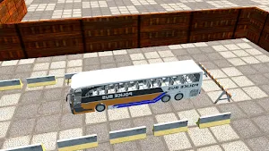 UK police bus parking 3d Screenshot 3