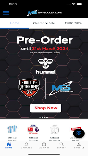 My-Soccer Online Store Screenshot 0