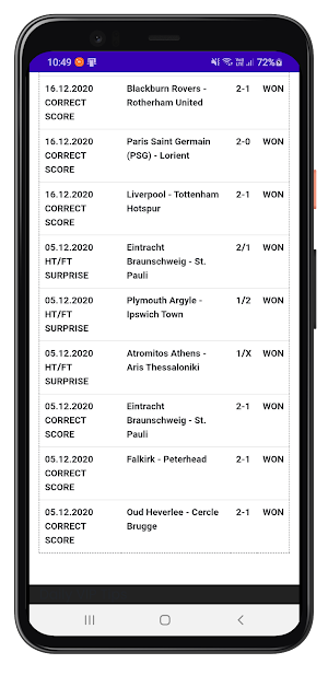 HT/FT Super Fixed Matches Screenshot 1