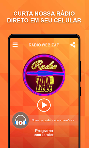 Rádio web Zap Screenshot 2
