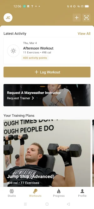 Mayweather Studio Members Screenshot 2