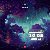 Glow Forest Watch Face