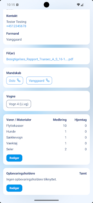 JD Medarbejder Screenshot 2