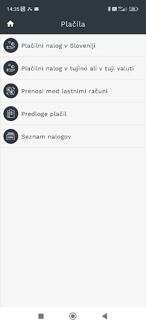 Mobilna banka m@HIP Screenshot 3