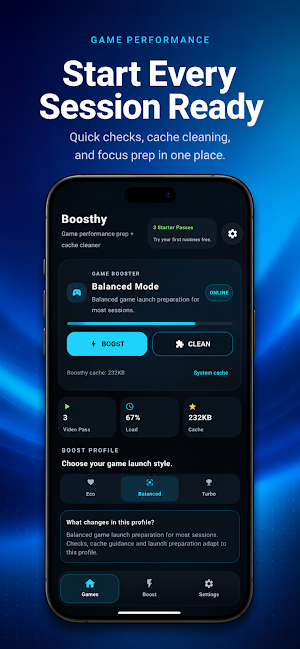 Boosthy - Game Booster Screenshot 0
