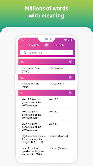 Meaning in Finnish Screenshot 1