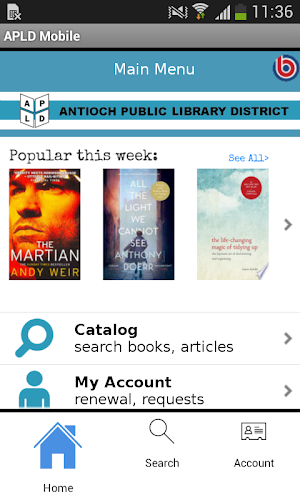 Antioch District Library App Screenshot 0