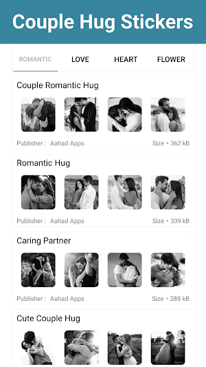 Romantic Sticker: Love Sticker Screenshot 2