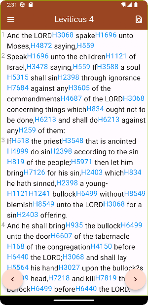 Strongs Concordance Offline Screenshot 0