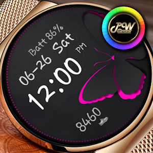 PWW05 - Ladies Digi Watch Face Screenshot 2