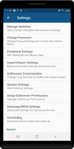 Kiosk Browser Lockdown (GoBrowser) Screenshot 3