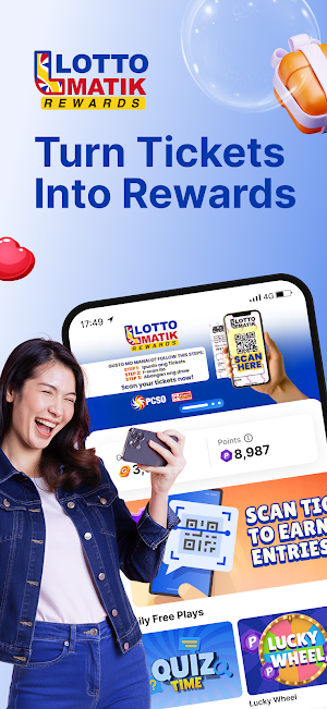 PCSO LottoMatik Rewards Screenshot 0