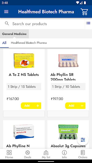 Healthmed biotech pharma Screenshot 0