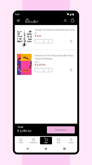 Carini Arts Screenshot 2