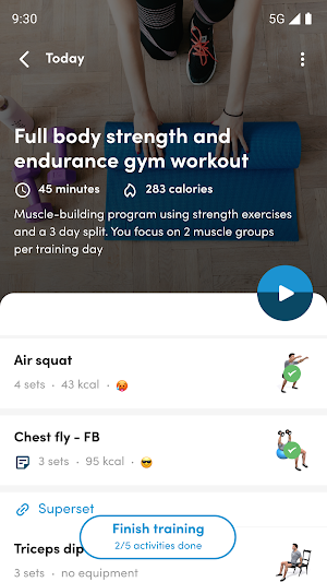 Luxury Sky Fitness Screenshot 2