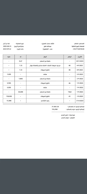 المحاسب المالي Screenshot 3