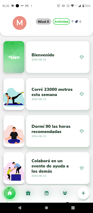 +bien - Hábitos Saludables Screenshot 2