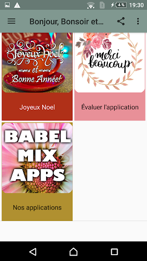 Bonjour, Bonne journée, Bonsoir et Bonne nuit Screenshot 2