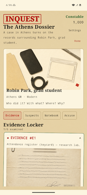 Inquest Daily Detective Game Screenshot 3