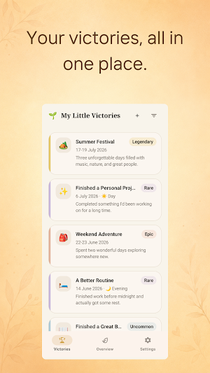 My Little Victories Screenshot 1