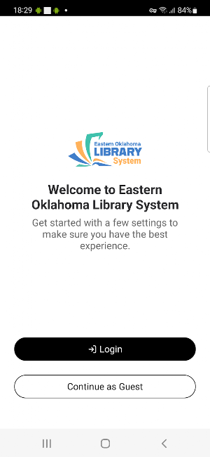 Eastern OK Library System Screenshot 0