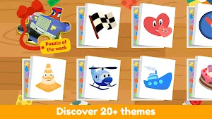 Car City Puzzle Games - Brain Teaser for Kids 2+ Screenshot 1
