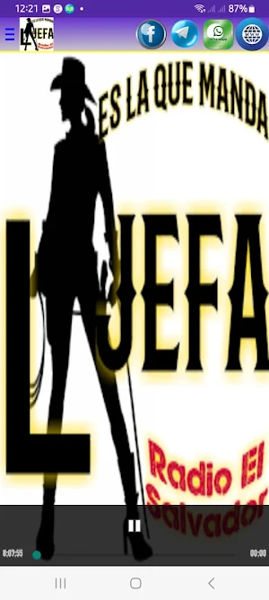 La Jefa Radio El salvador Screenshot 2