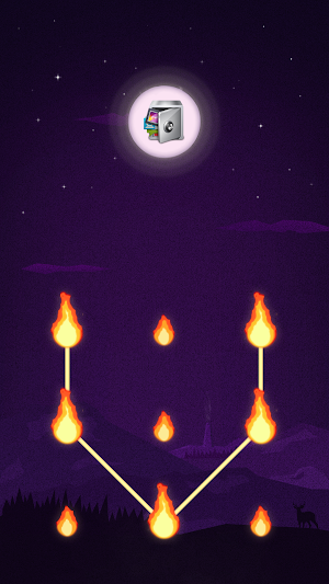 AppLock Live Theme Fire Screenshot 0