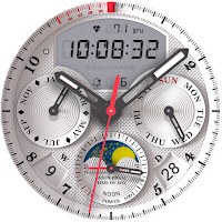 Moonphase Day-Date Watch Face