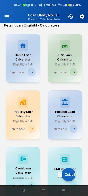 Loan Utility Portal Screenshot 0