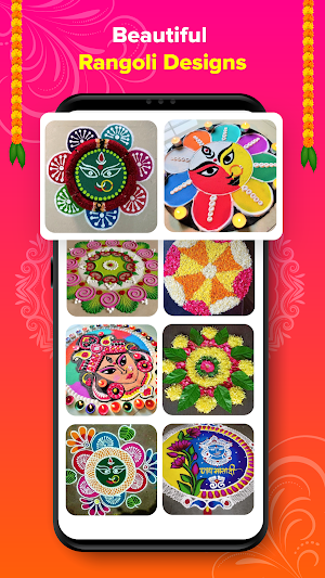Navratri Rangoli & Golu Design Screenshot 1
