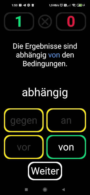 Präposition Screenshot 2