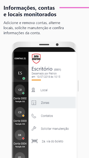 Tele-Alarme Alarmes Screenshot 3